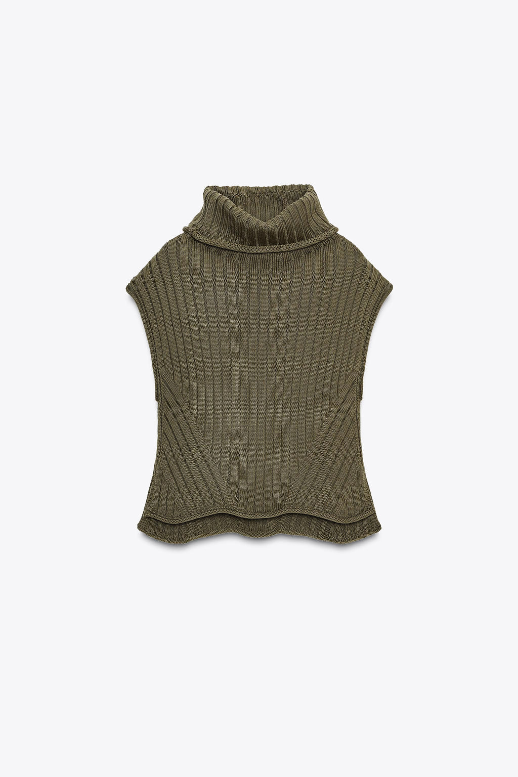 HIGH NECK KNIT VEST - Zara фото 5