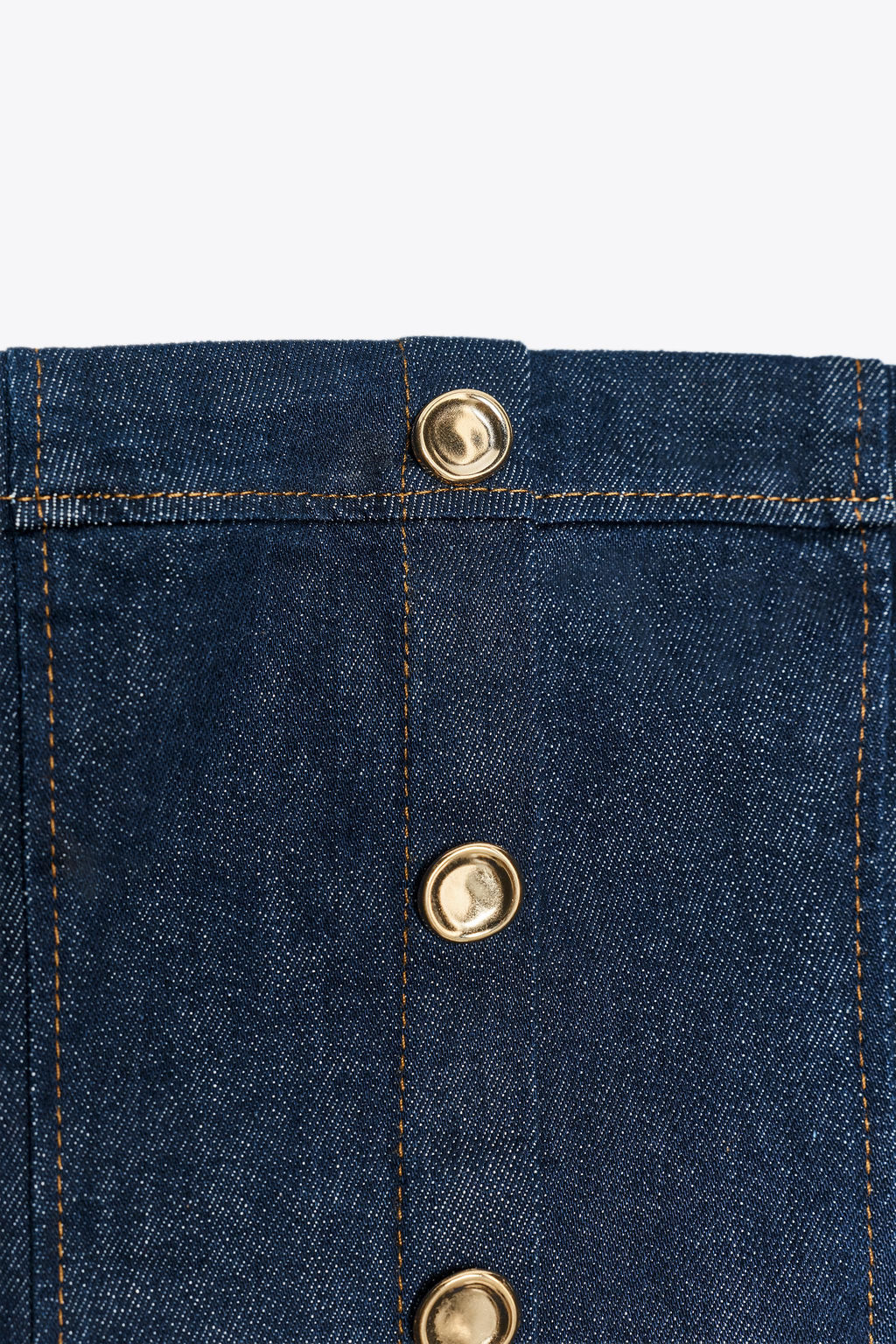 Z1975 DENIM PEPLUM TOP - Zara фото 7
