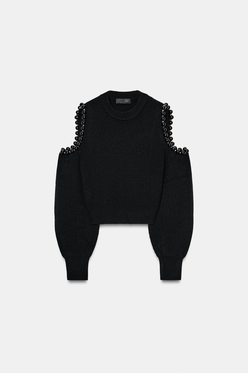 CUT-OUT BALL DETAIL KNIT JUMPER - Zara фото 16
