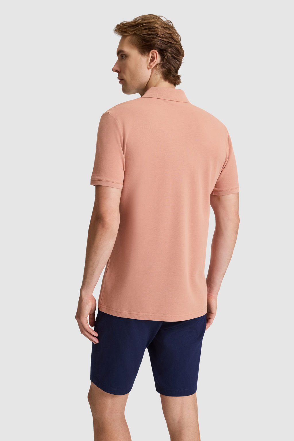 Erkek Pudra Regular Fit Polo Yaka Basic Ti__rt - U.s. polo assn фото 5