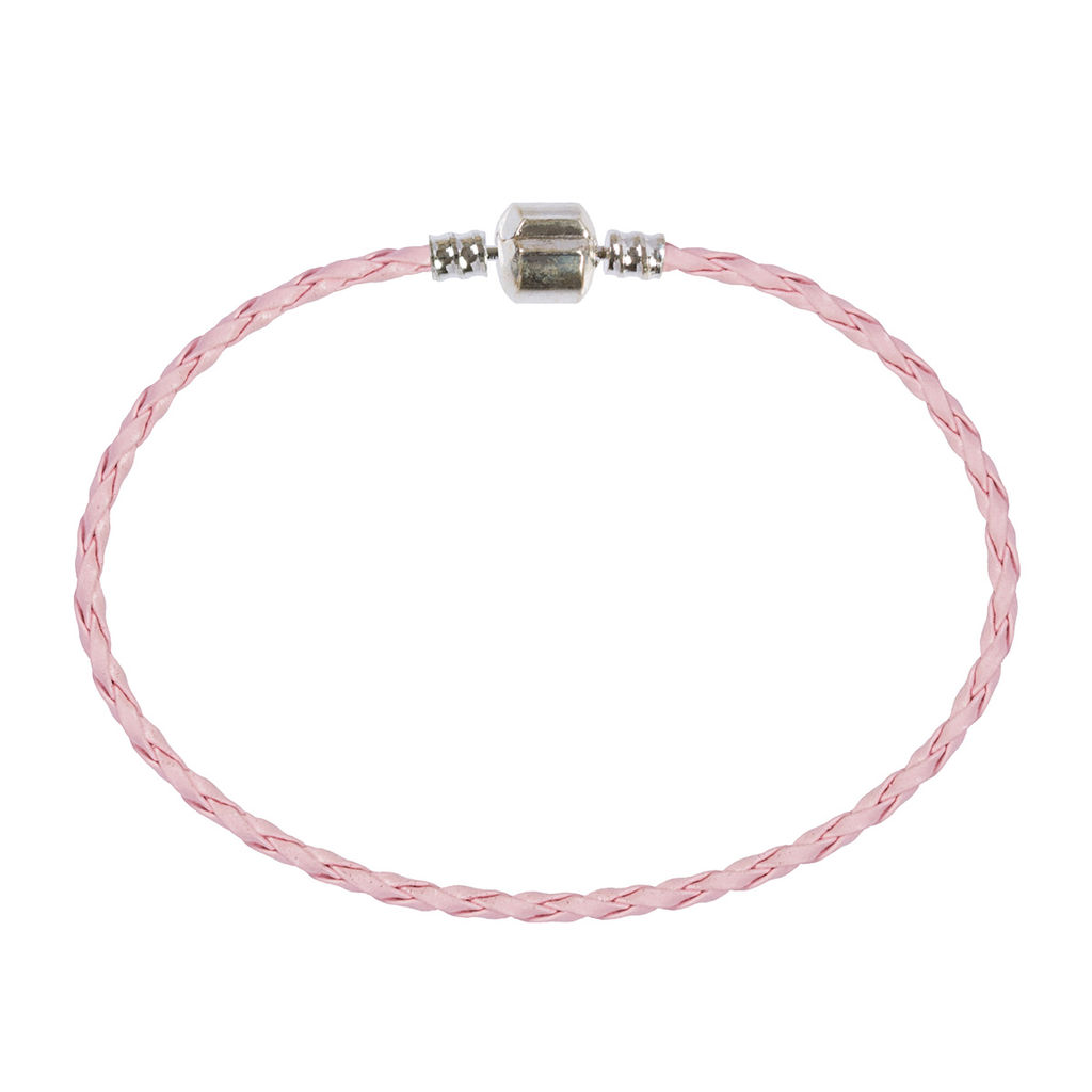 Zlatka Браслет плетеный RBL-01 21 см 5 шт СК/Распродажа №04 розовый
