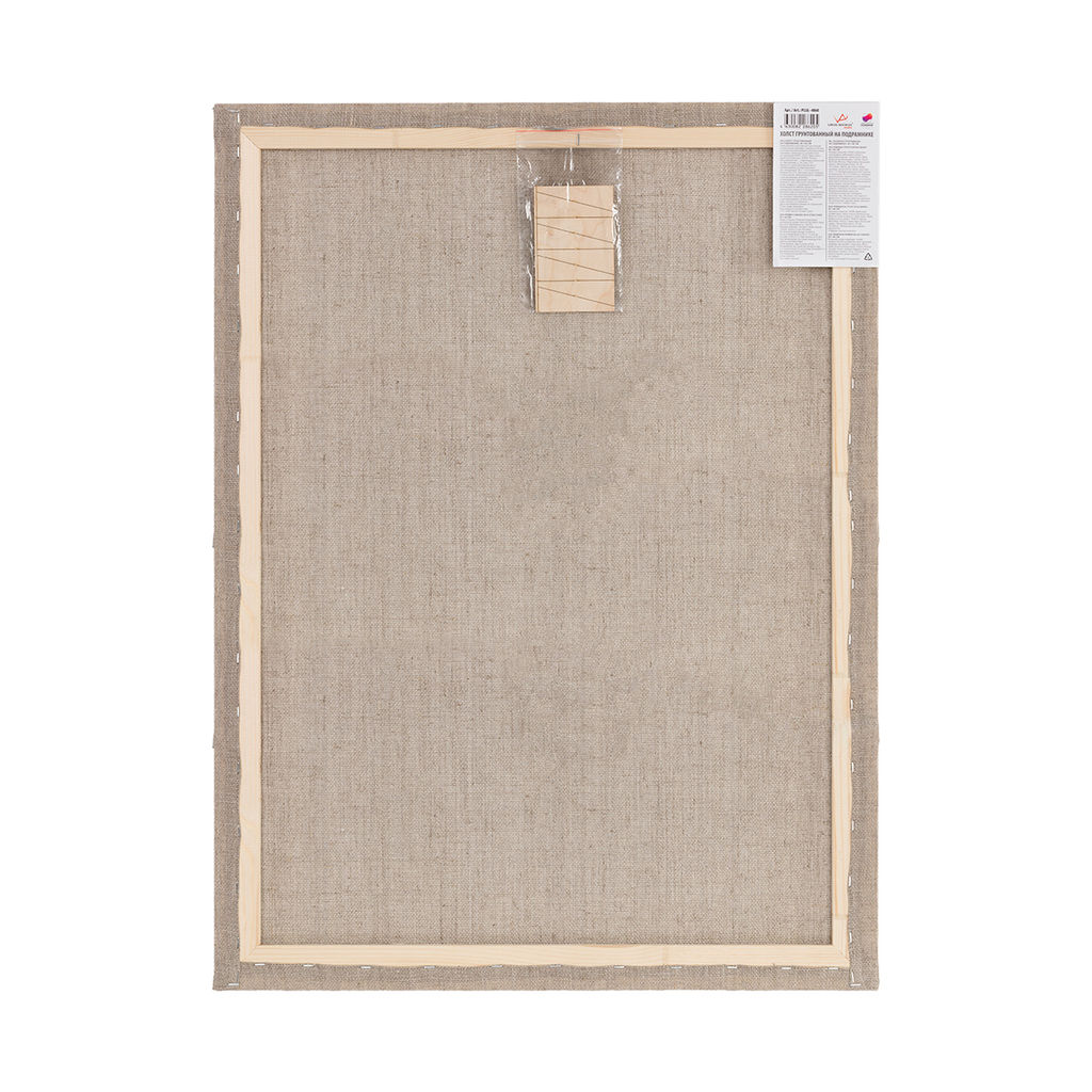 Холст грунтованный на подрамнике VISTA-ARTISTA PLLG-6080 100% лён 60 х 80 см 400 г/кв.м 2 шт Петровский крупнозернистый