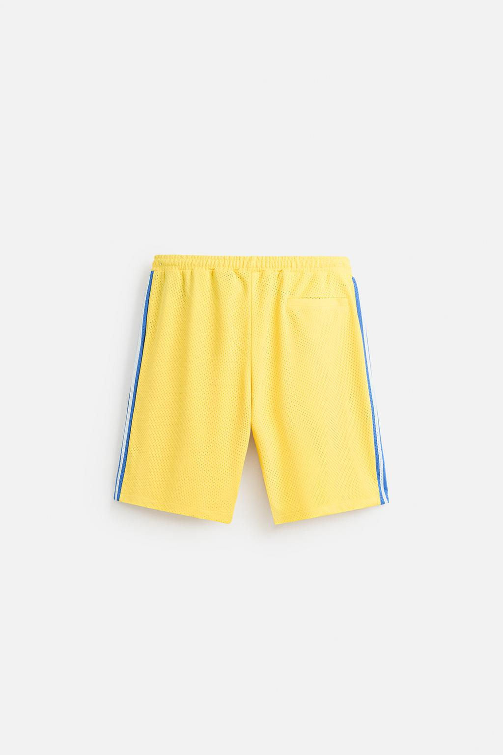 OPEN KNIT TEXTURED TECHNICAL BERMUDA SHORTS - Zara фото 7