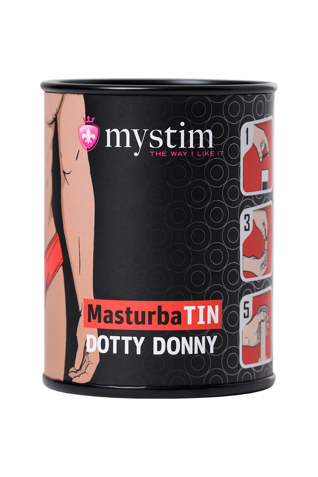 Набор мастурбаторов Mystim MasturbaTIN - BroOnTheGO Set, TPE, белый, 5,5 см  фото 5