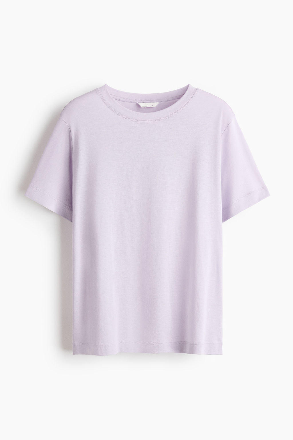 Camiseta en mezcla de seda