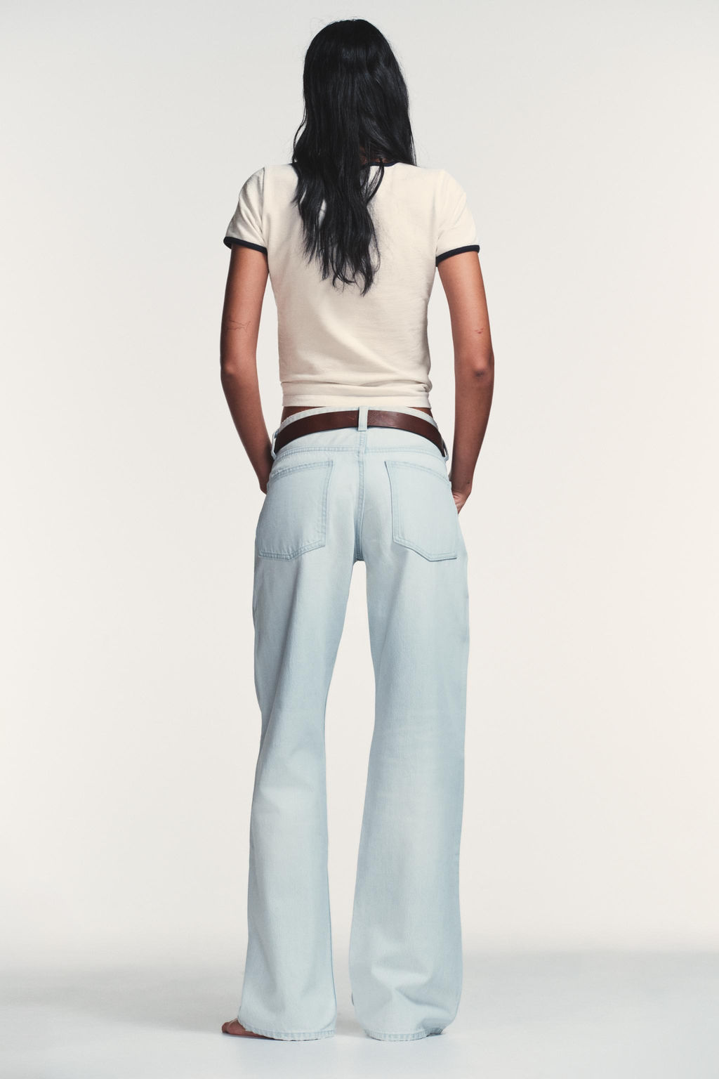 TRF MID-WAIST BAGGY JEANS - Zara фото 19