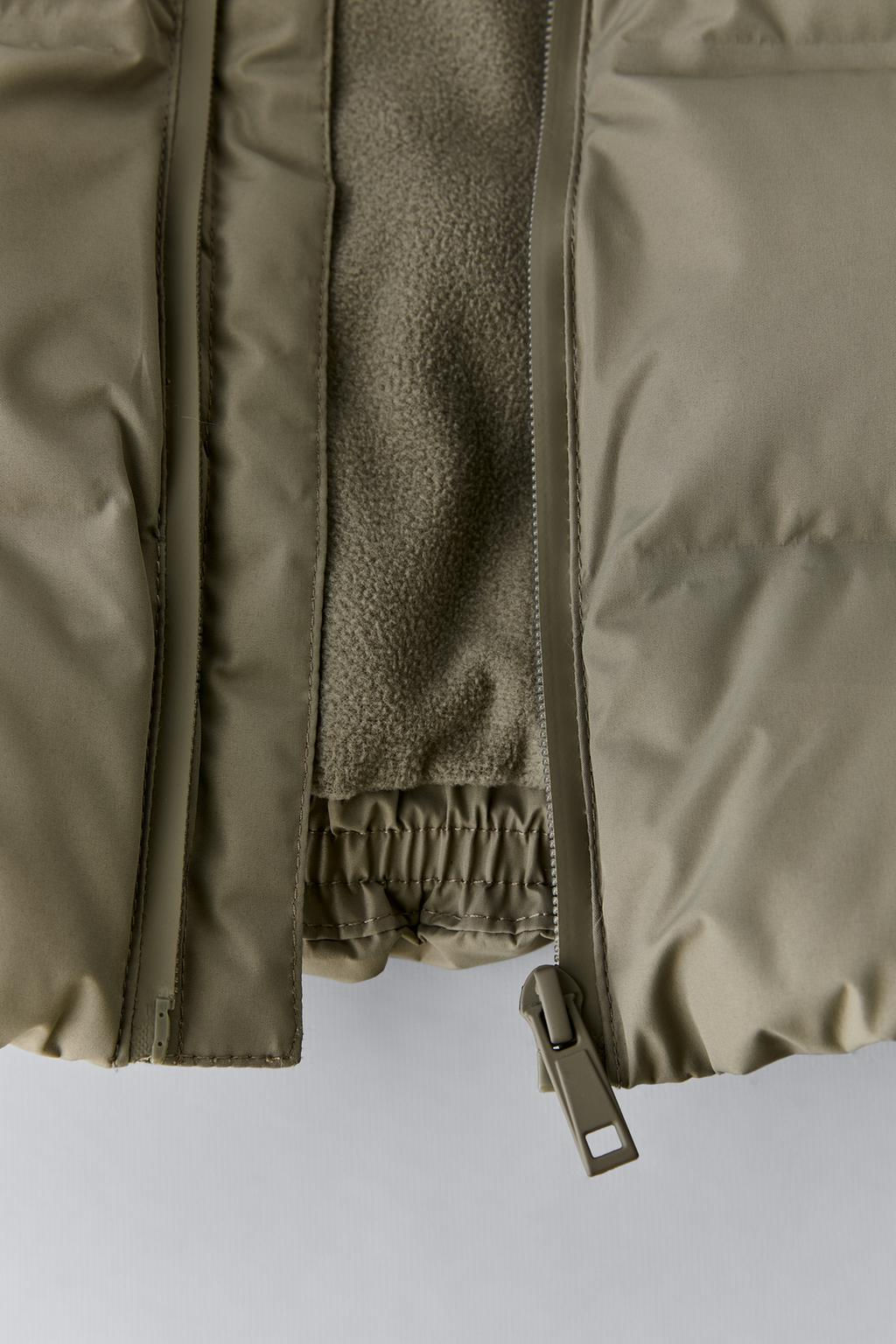 WATER-REPELLENT QUILTED JACKET - Zara фото 24