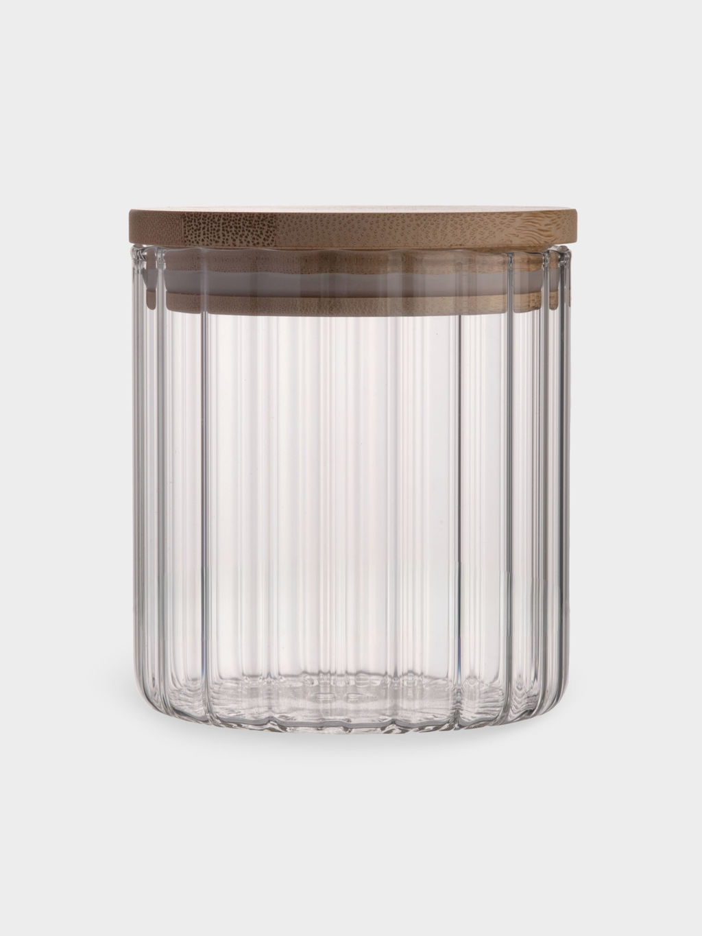 Банка для сыпучих продуктов, 500 мл, стекло Б/бамбук, Grand - Anna lafarg фото 2