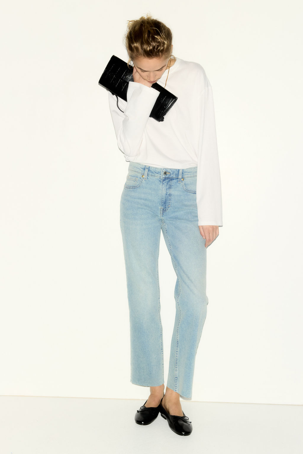 Flared Regular Waist Ankle Jeans - H&m фото 3