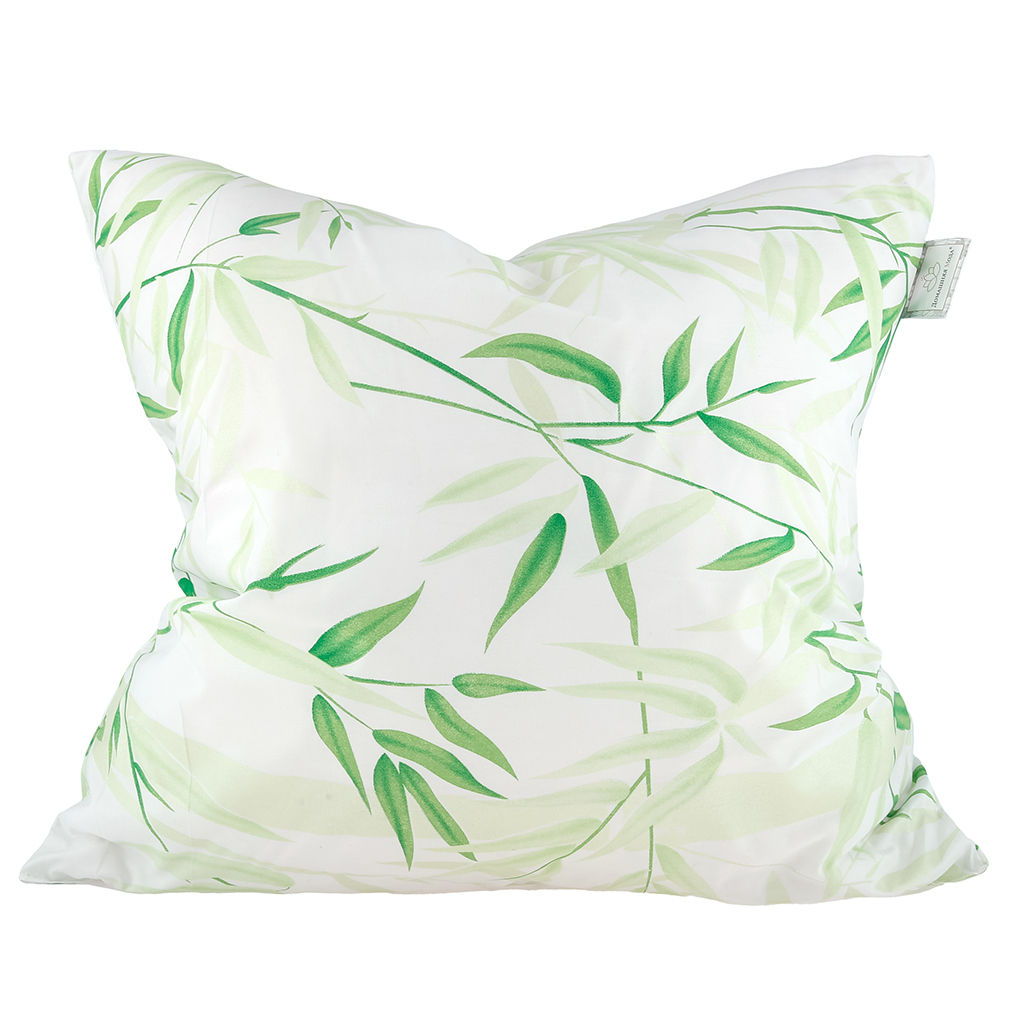 Подушка для сна 60х60см "Бамбук", "Оптима" силиконизированное волокно высшего сорта, полиэстер 100%, вес 0,8кг, чехол - тик 90г/м2, несъемный, внутренний чехол нетканное полотно (полиэстер 100%), упаковка п/э пресс, "Домашняя мода" (Россия)