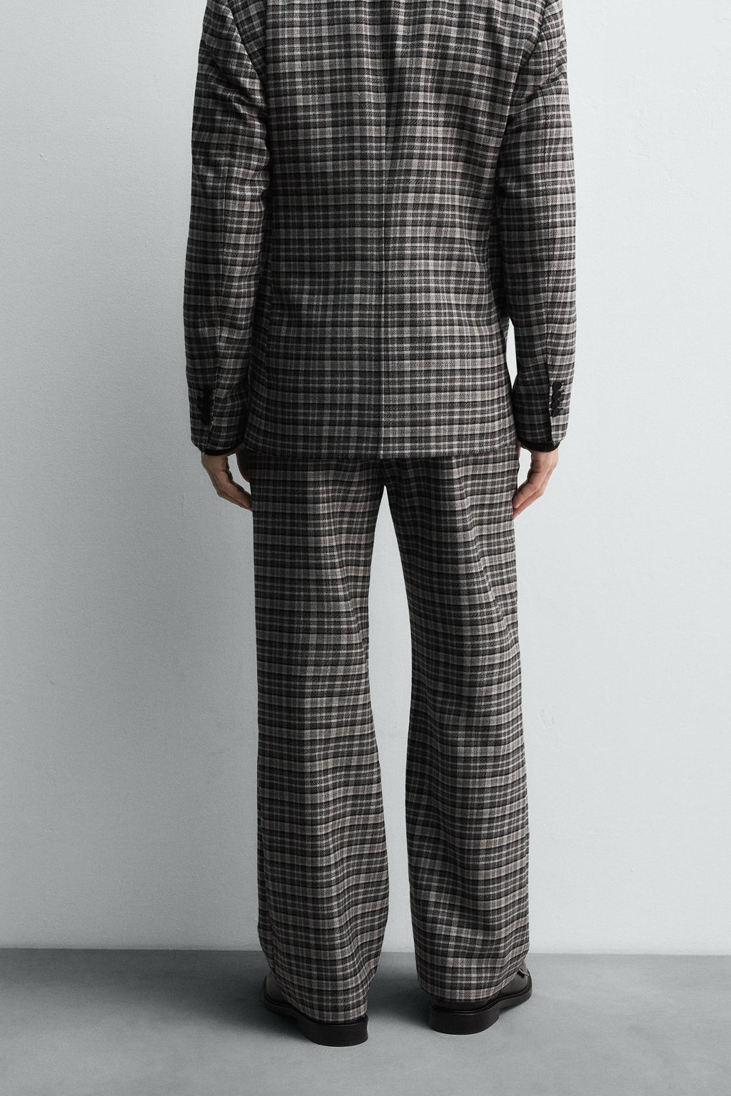 CHECK SUIT TROUSERS HARRY LAMBERT FOR ZARA X DISNEY  фото 3