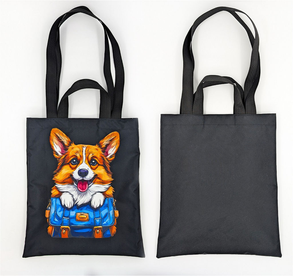 Сумка-шоппер арт.8887 "Корги" (35*40 см.)