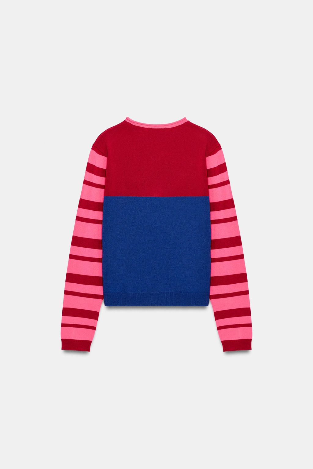 CHAQUETA PUNTO COLOR BLOCK / Multicolor - Zara фото 6