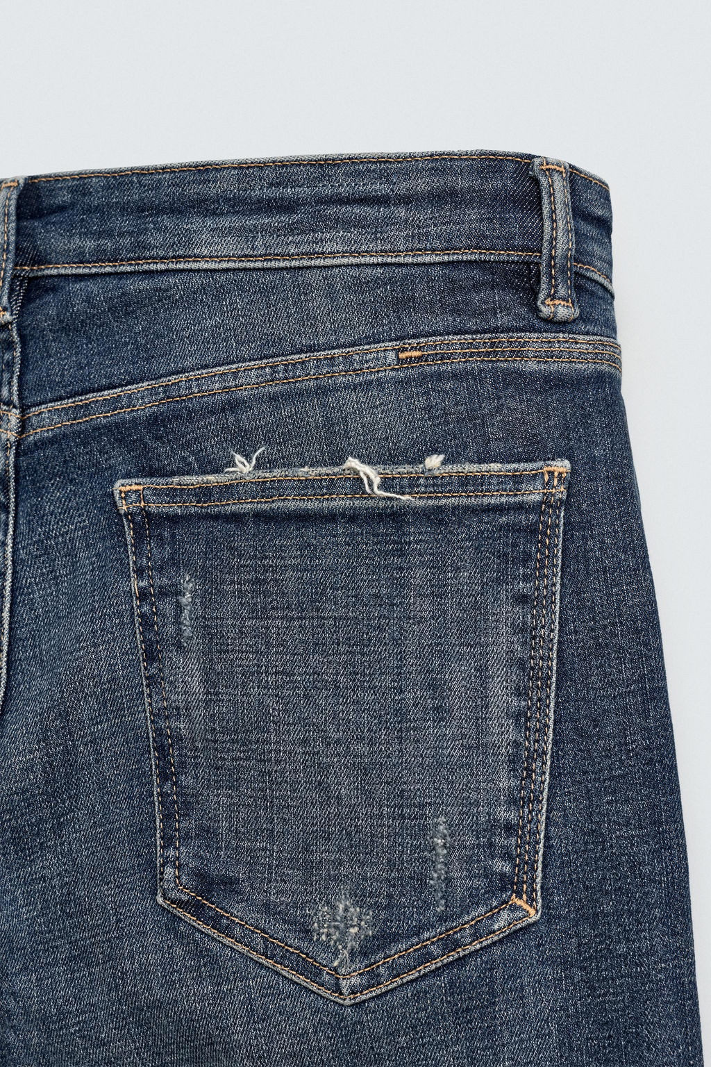 RIPPED SKINNY FIT JEANS - Zara фото 20