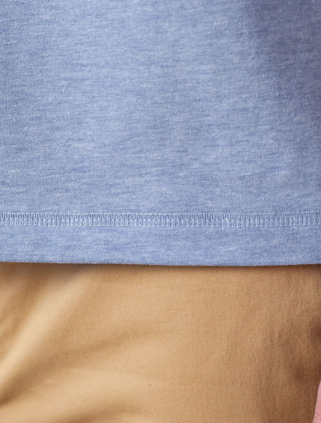 Футболка полуприлегающего кроя с принтом из премиального хлопка - Vilatte фото 5