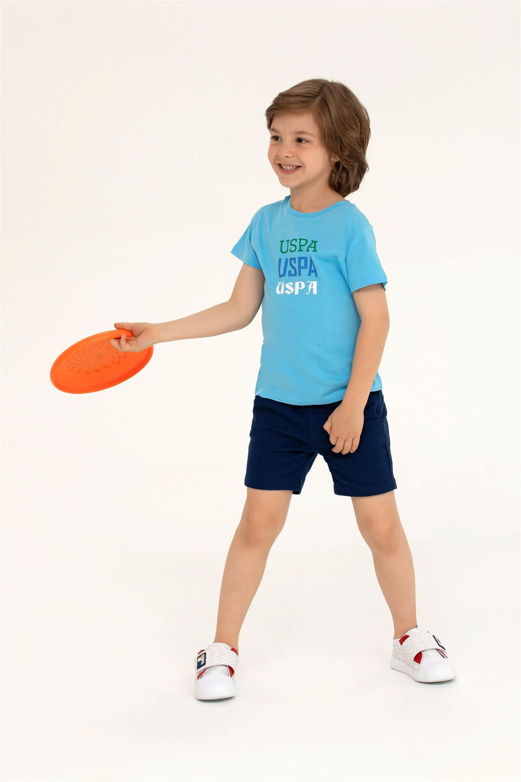 U. S. Polo Assn Детская бирюзовая футболка с круглым вырезом - U.s. polo assn фото 6