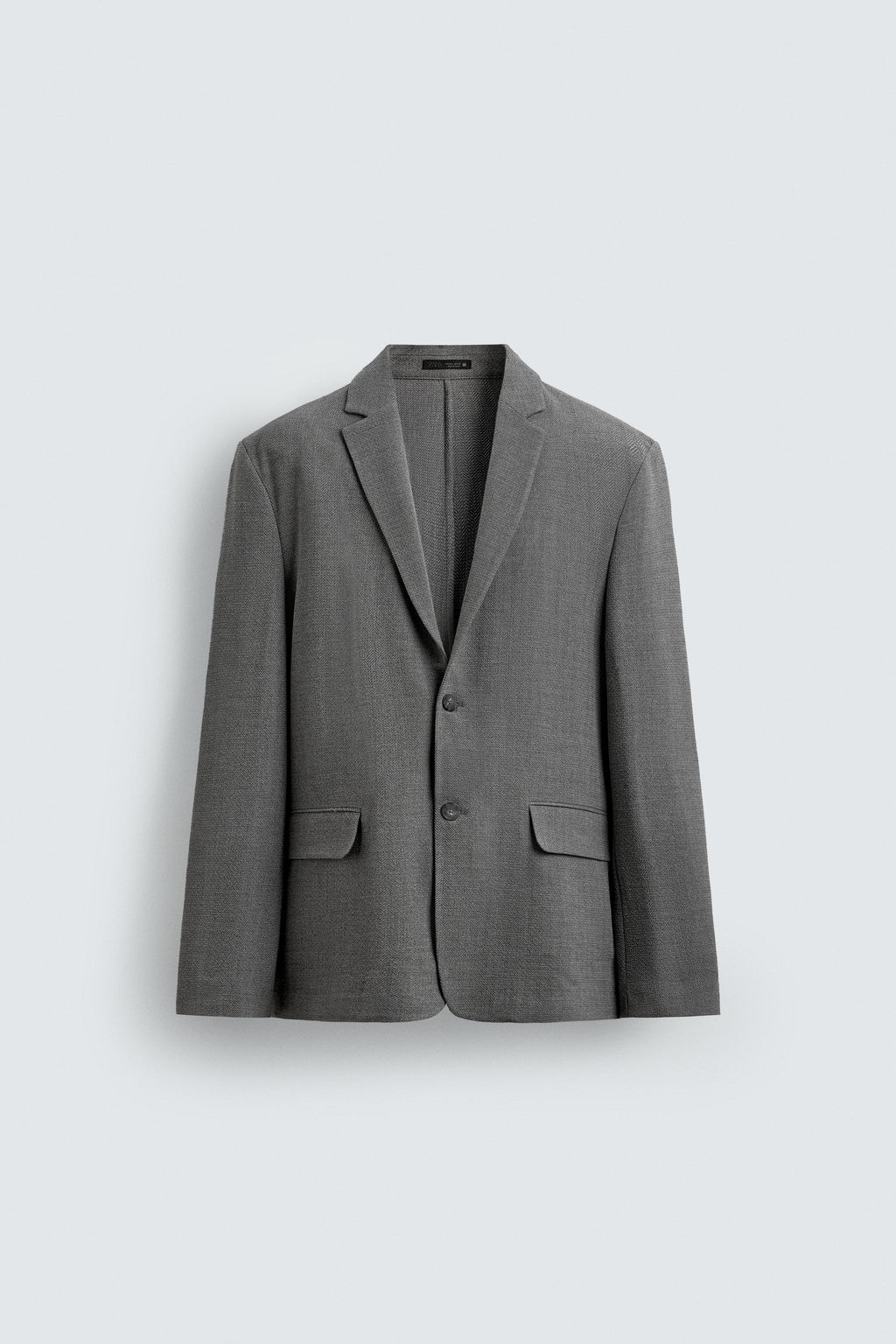 BLAZER RELAXED FIT TRAJE ESPIGA / Gris - Zara фото 6