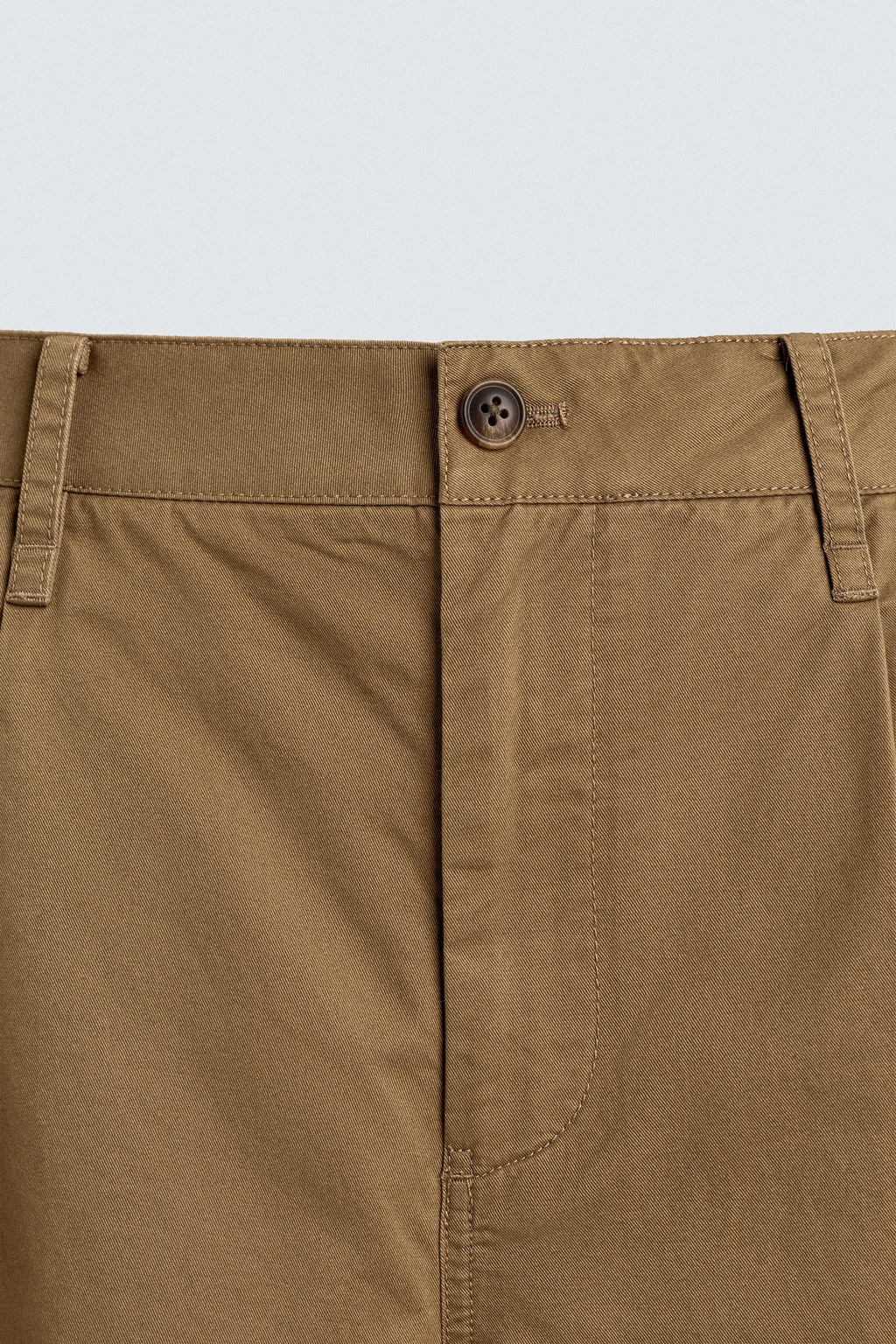 RELAXED FIT PLEATED CHINO TROUSERS - Zara фото 9