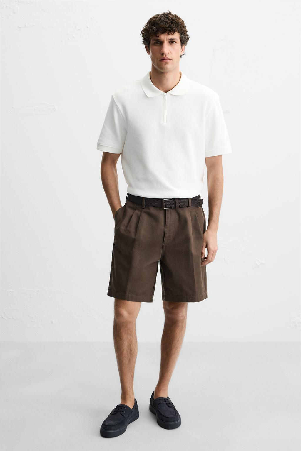 CASUAL LEATHER DECK SHOES - Zara фото 2
