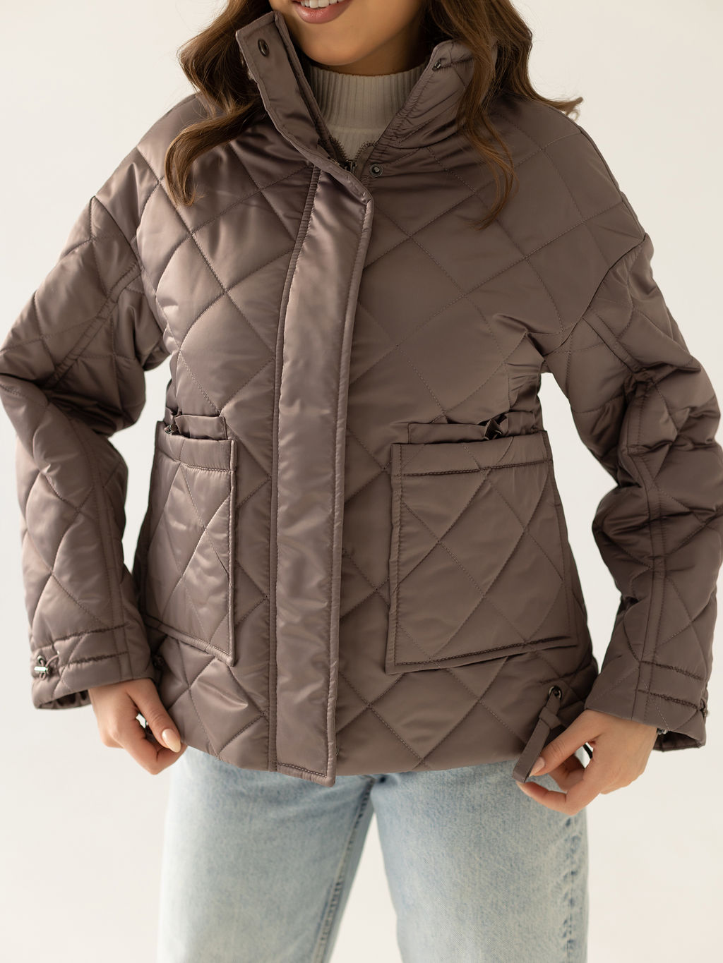 Куртка женская демисезонная 24835 (графит) - Kankan фото 33