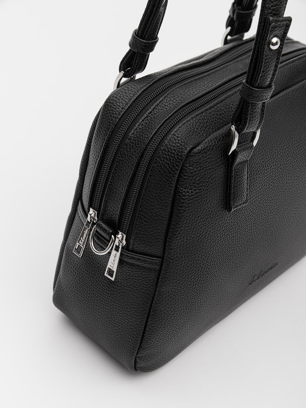 Чёрная сумка классическая S.Lavia  фото 16