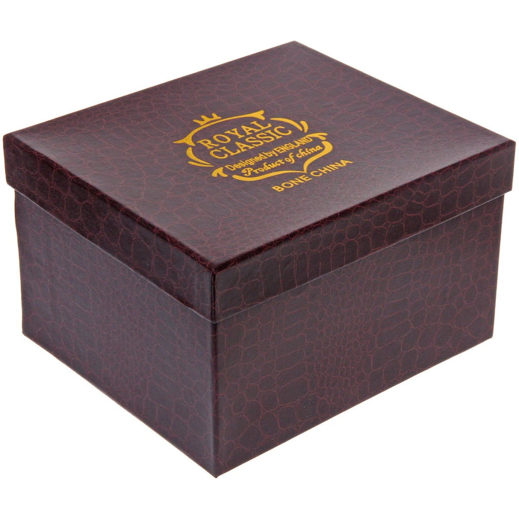 Чайная пара "Royal classic" (кружка 200мл+блюдце) Китайский узор, в подарочной коробке