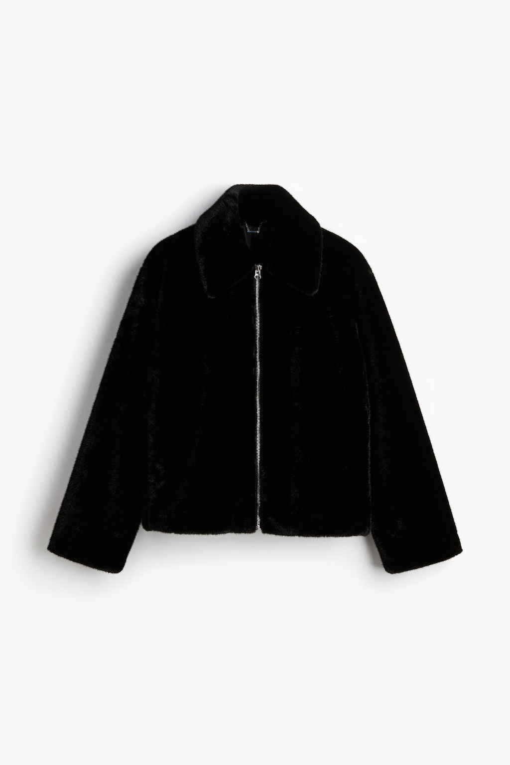 Chaqueta efecto pelo de corte holgado - H&m фото 6