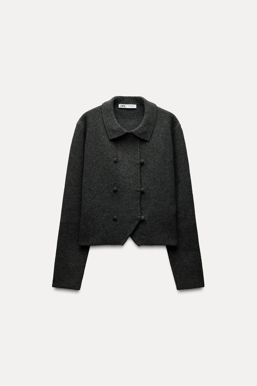 KNIT WRAP CARDIGAN - Zara фото 4