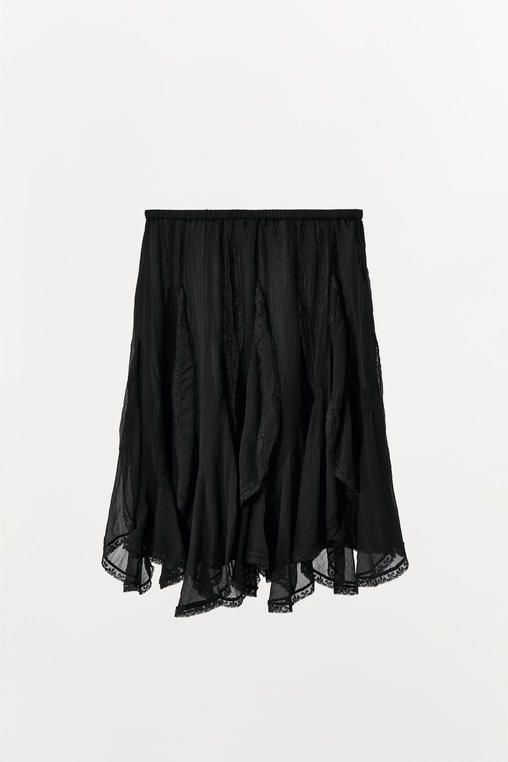 SKIRT WITH FRILLS - Zara фото 4