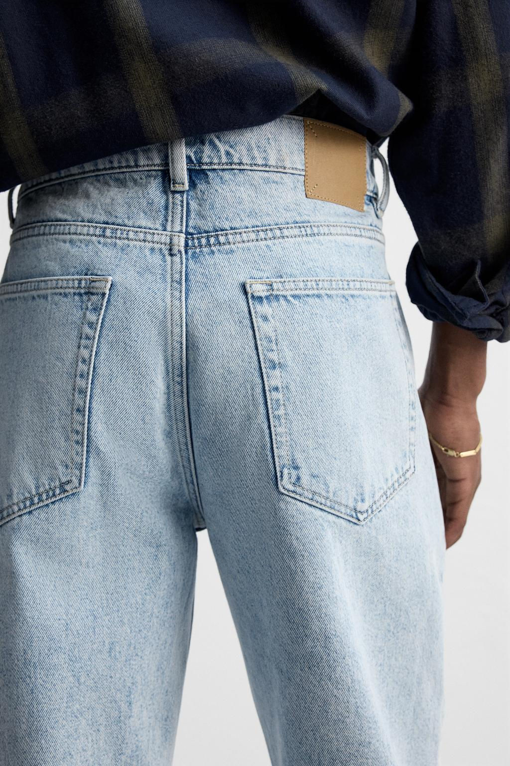 STRAIGHT ANKLE FIT JEANS - Zara фото 6