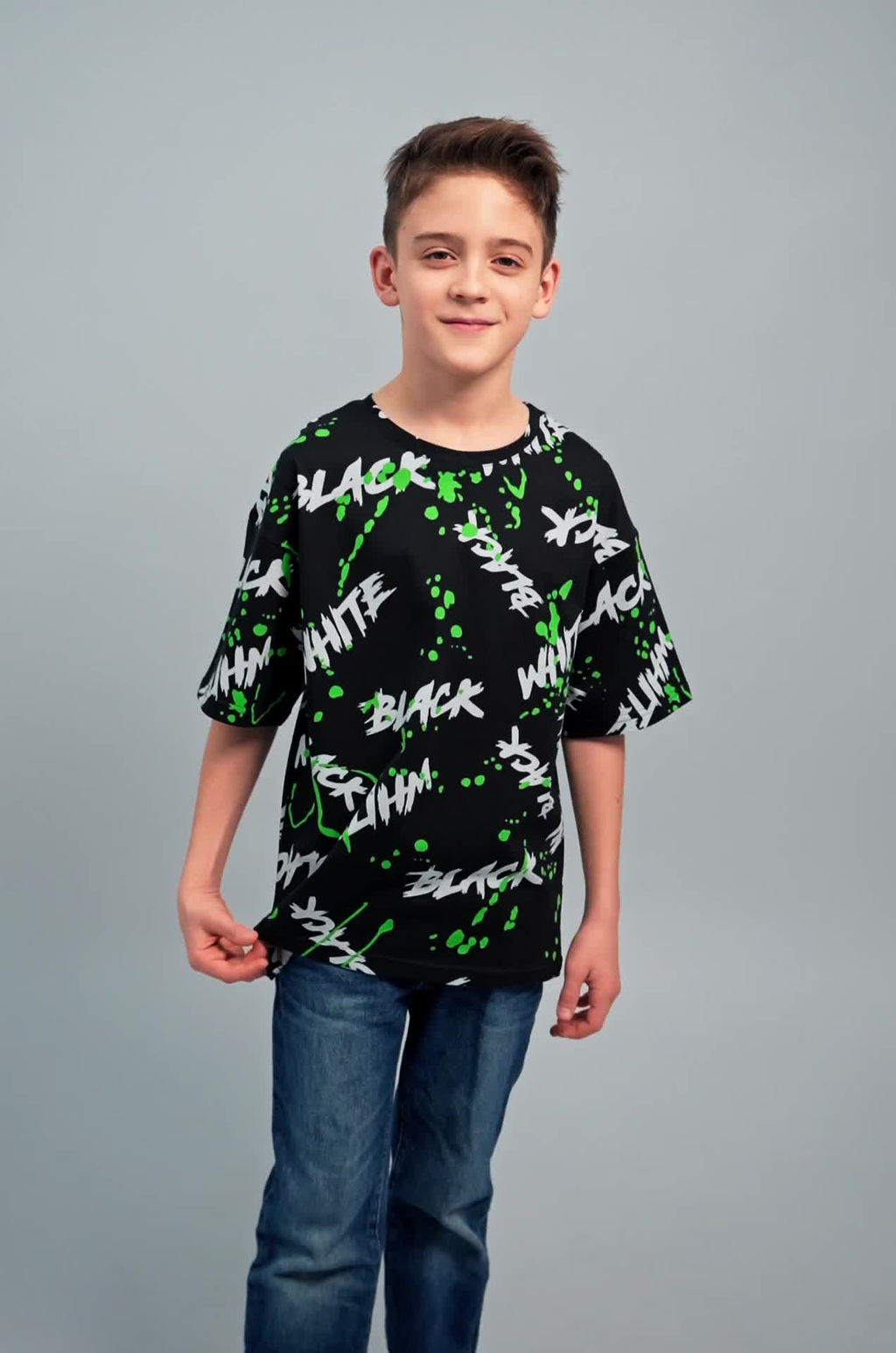 Детская футболка оверсайз Happyfox