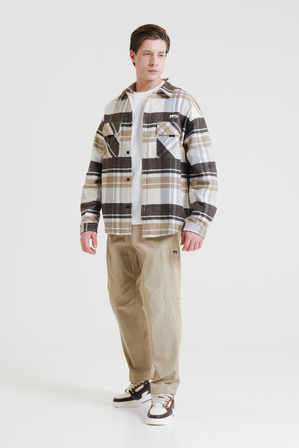 Рубашка Серый PYROSKATE LS Shirt - Anta фото 2