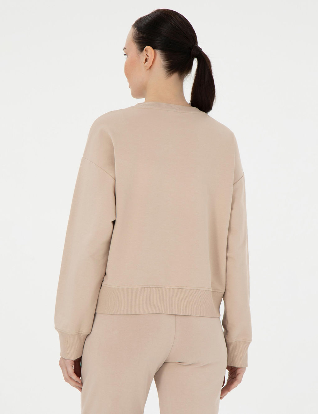 Bej Oversize Sweatshirt - Pierre cardin фото 5