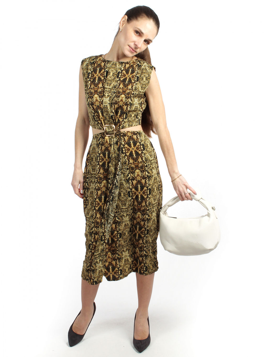 LACCOMA сумка Офелия-слоновая кость эко кожа хлопок