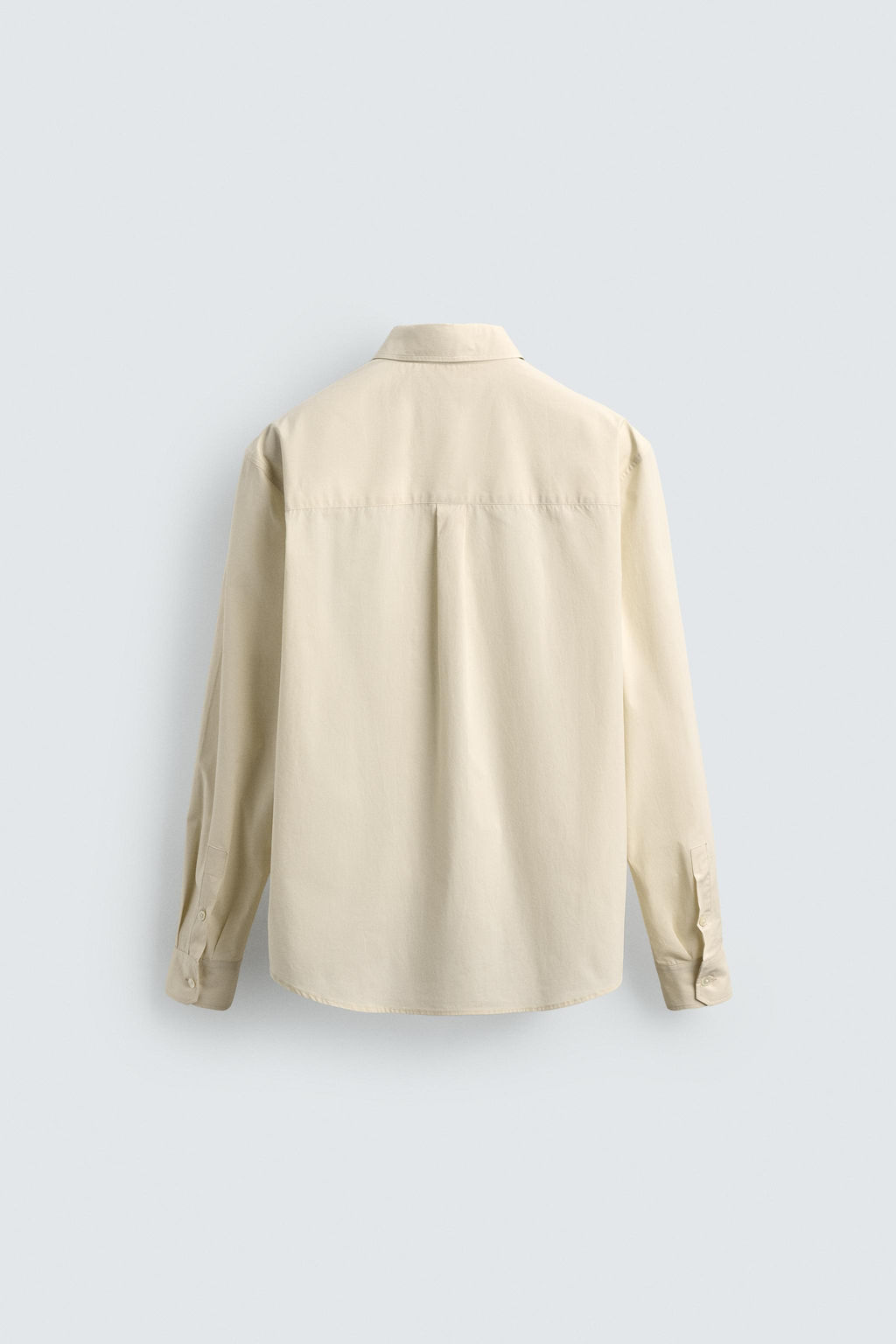 CAMISA REGULAR FIT POPEL?N LIMITED EDITION / Crudo - Zara фото 8