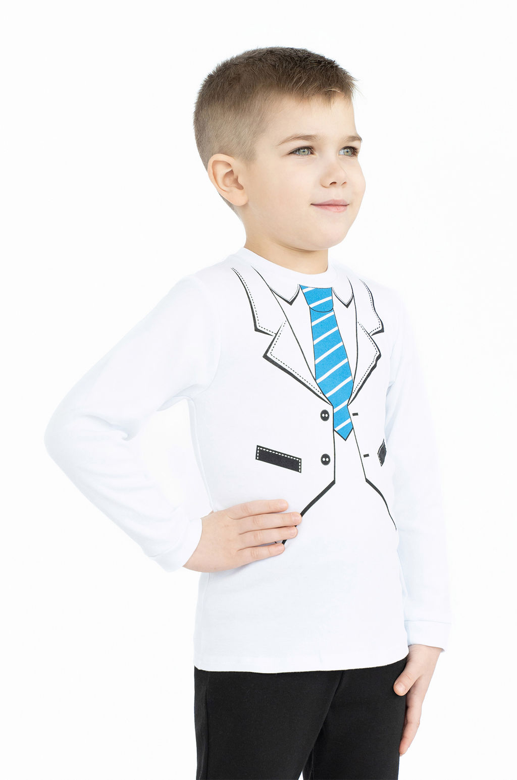 Костюм детский синий галстук