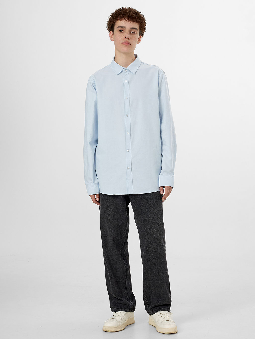 Рубашка мужская голубая - Mark formelle фото 3