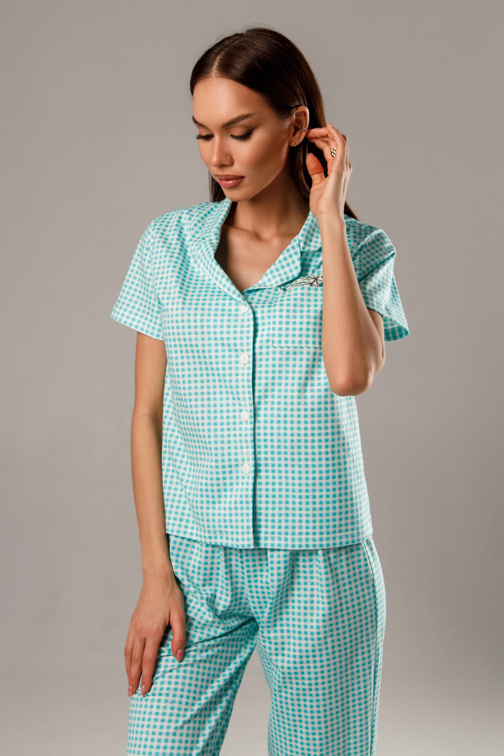 1156 ХЛОПКОВАЯ ПИЖАМА - Karolina фото 3