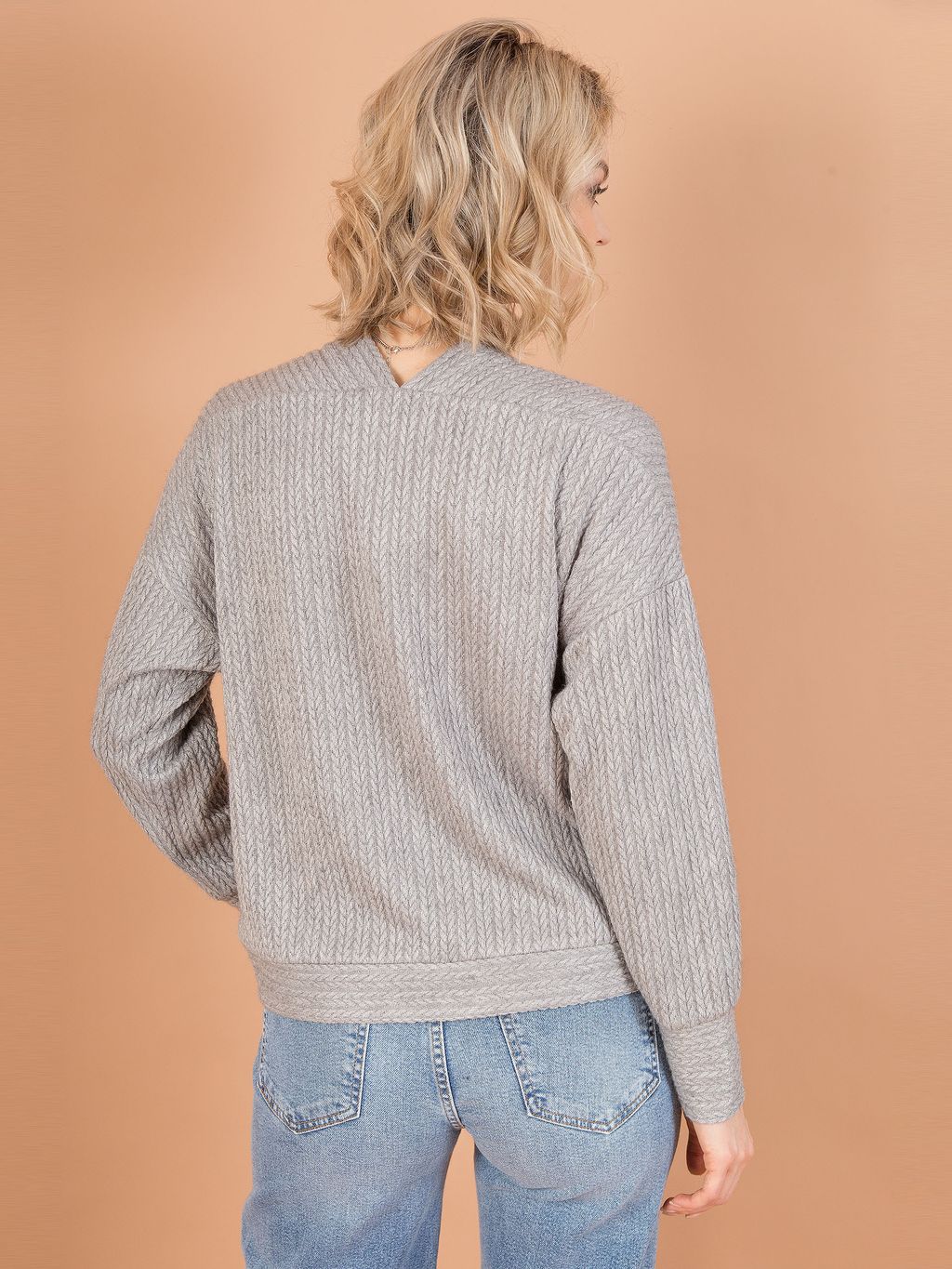 Джемпер с фигурной линией низа - Stilla фото 12