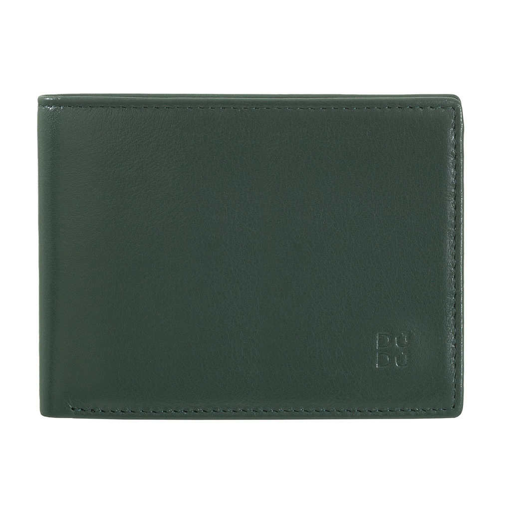 Итальянский кожаный кошелёк DuDu серии Caprera | зеленый - Dudubags фото 2