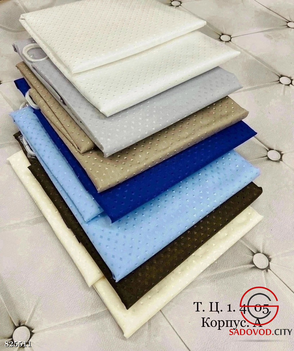 Штора для ванной тканевая