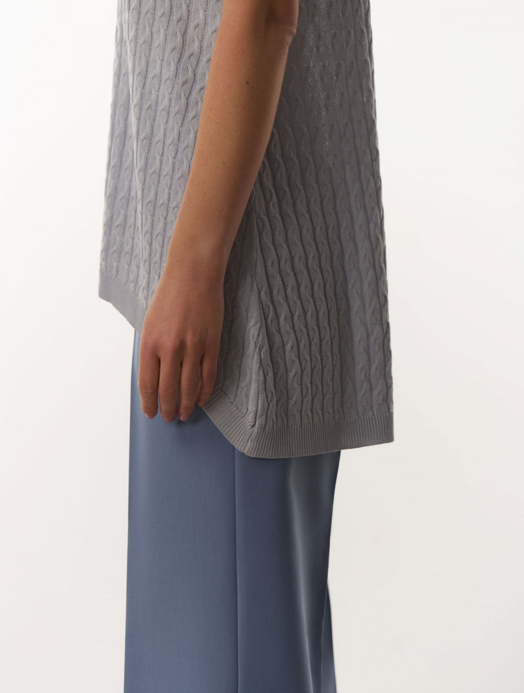 Conso/KJS 230760 - blue-grey Футболка Женская  фото 3