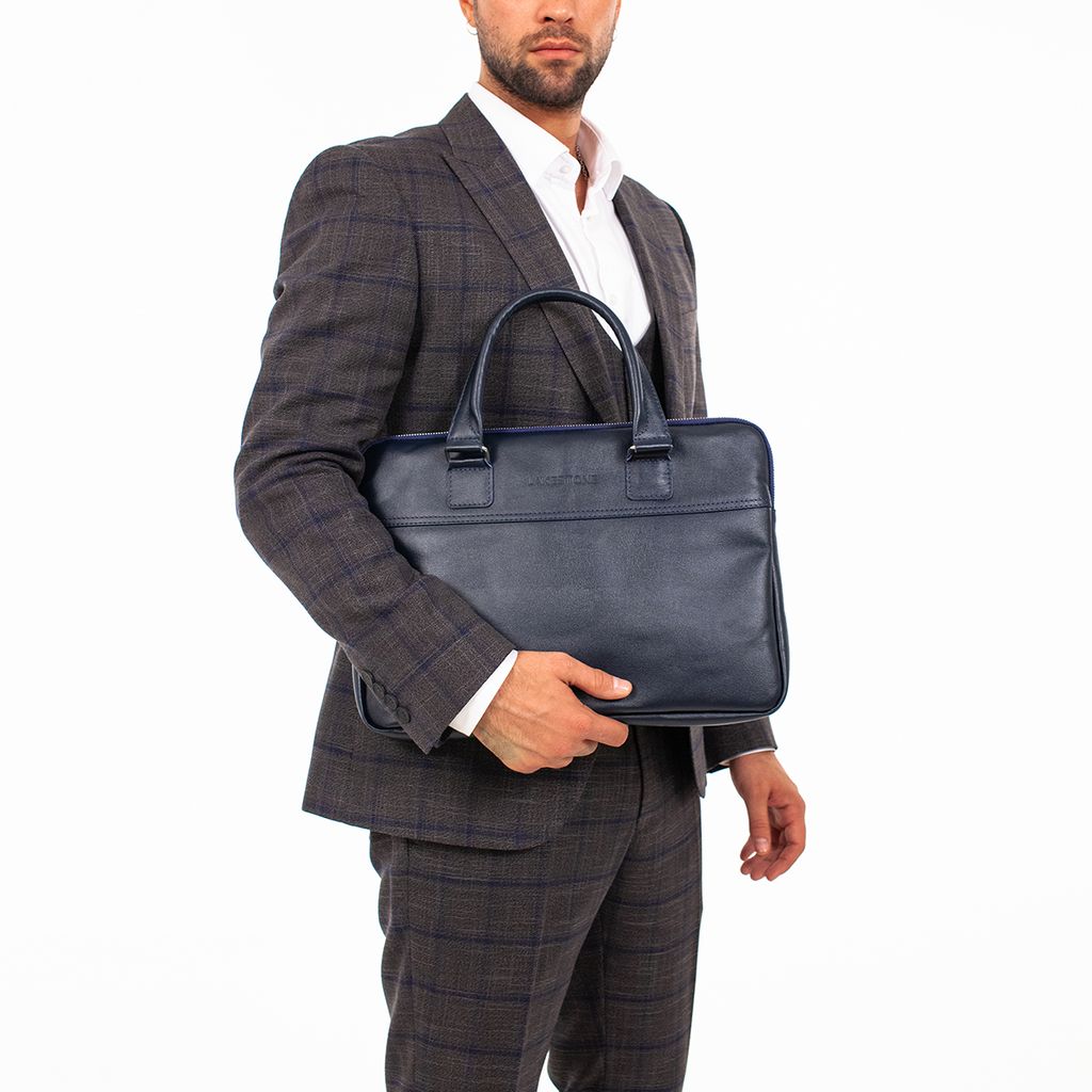 Деловая сумка для ноутбука Anson Black - Lakestone фото 39