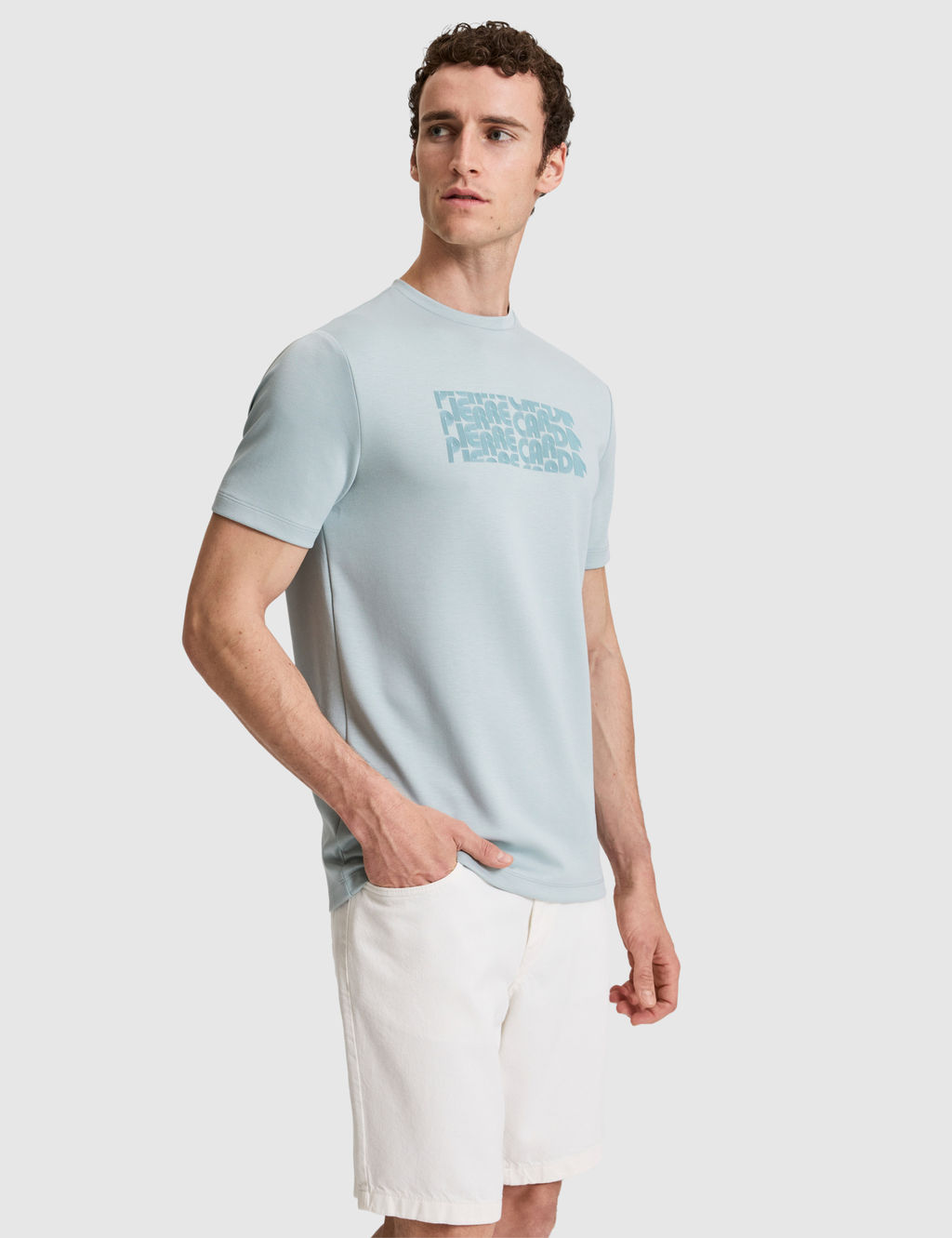 Koyu Mint Regular Fit Bisiklet Yaka Ti__rt