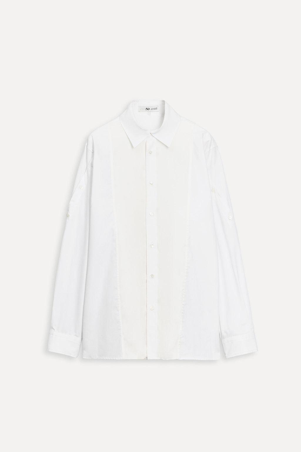 CONTRAST POPLIN SHIRT 50TH ANNIVERSARY - Zara фото 8
