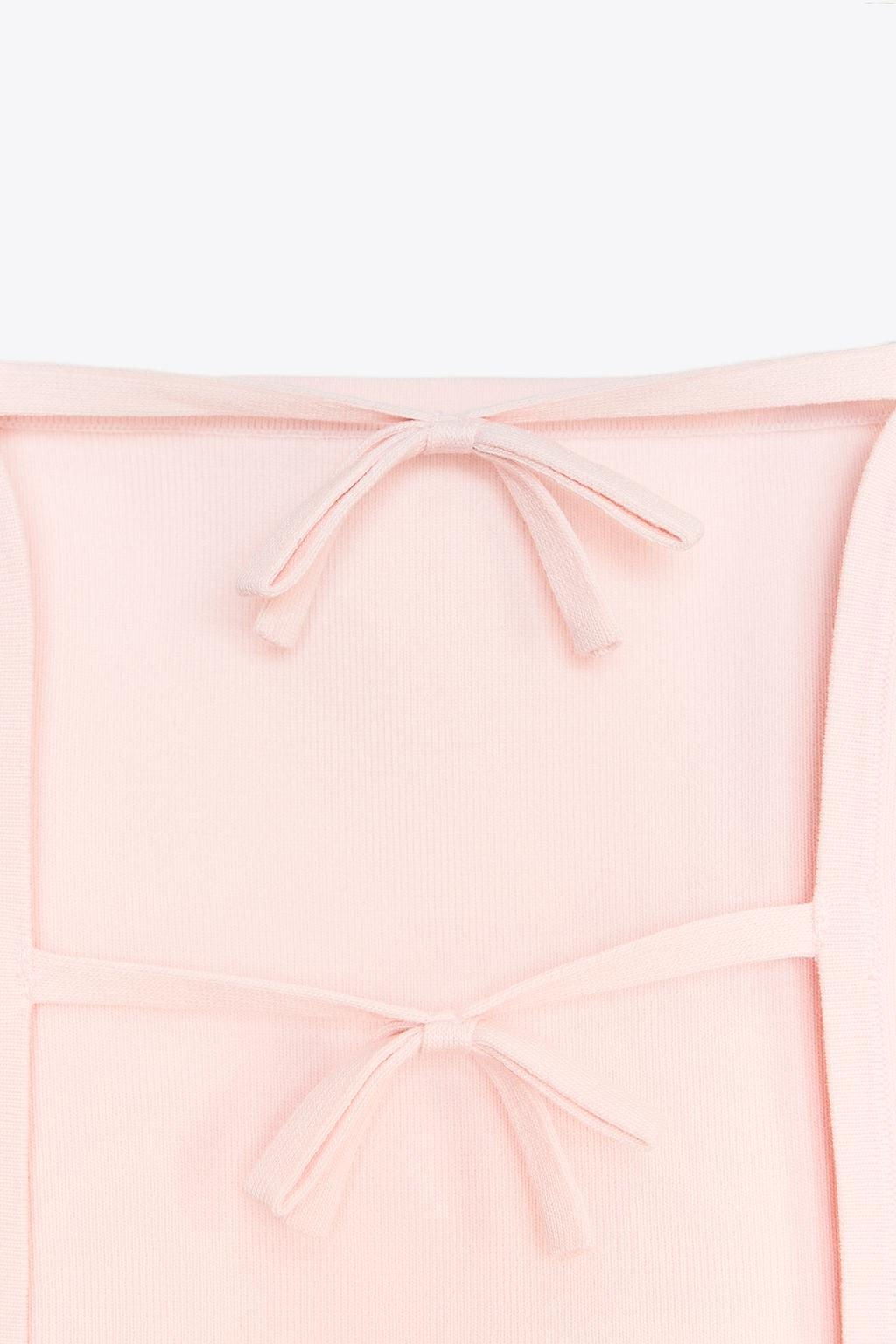 KNIT CUT OUT TIE TOP - Zara фото 16