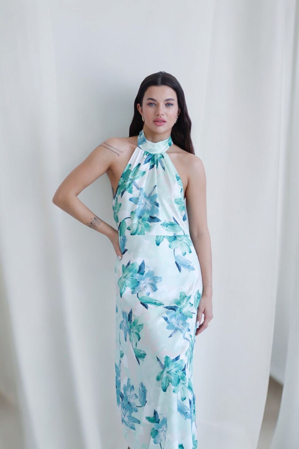 Martichelli Платье летнее с цветочным принтом  фото 6