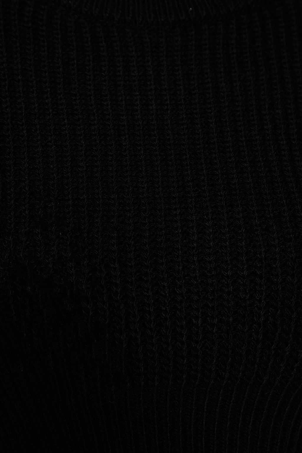 Siyah Super Crop Basic Triko Kazak TWOAW23KZ01620 - Trendyolmilla фото 7