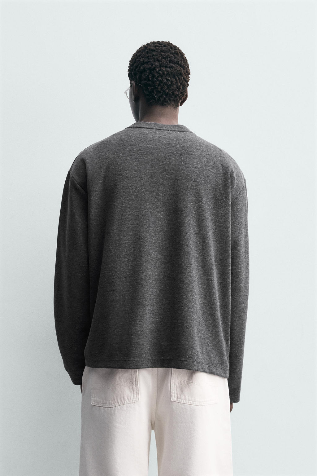 RELAXED FIT TEXTURED T-SHIRT - Zara фото 3