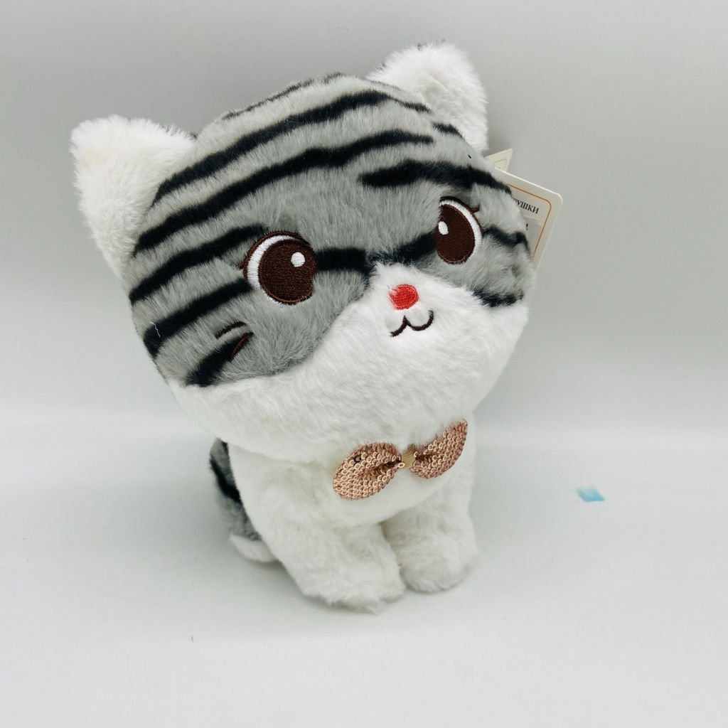 Мягкая игрушка Котик с бантиком 25 см (арт. YE90223-14) - Storyland фото 3